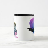 猫、キルティングおよびコーヒー マグカップ (中央)