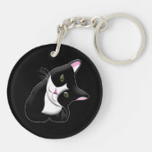 猫 キーホルダー (裏面)