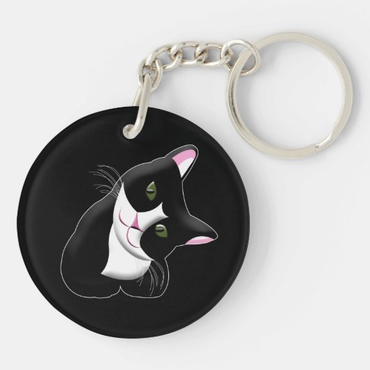 猫 キーホルダー (裏面)