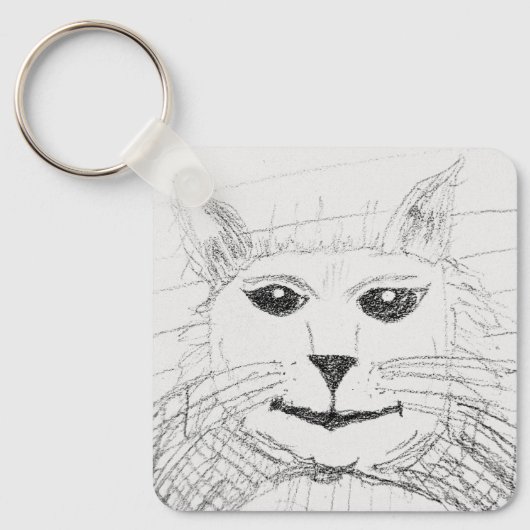 猫 キーホルダー (正面)