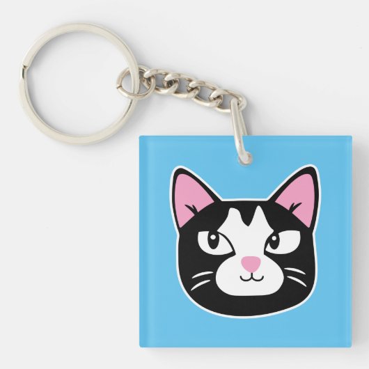 猫 キーホルダー (正面)