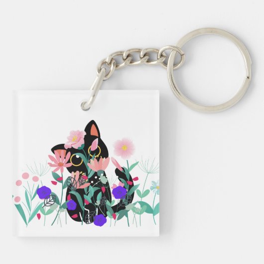 猫 キーホルダー (裏面)