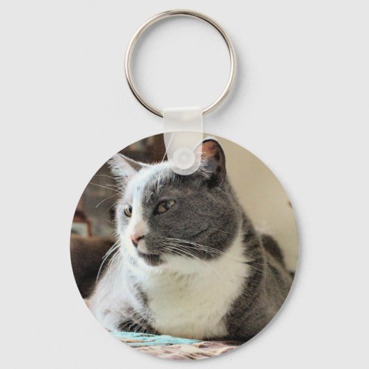 猫 キーホルダー (正面)