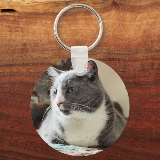 猫 キーホルダー (正面)