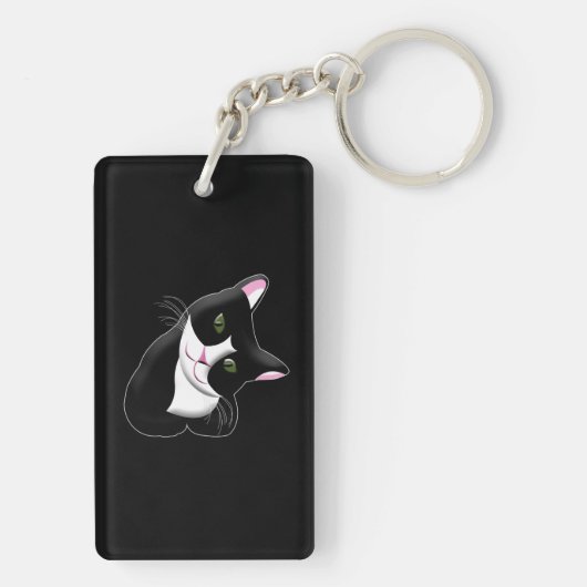 猫 キーホルダー (裏面)