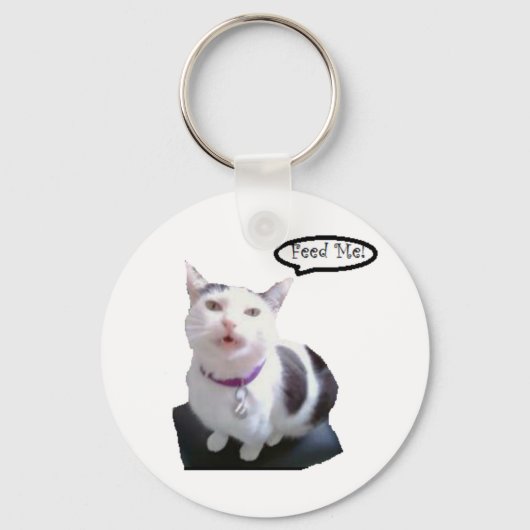 猫 キーホルダー (正面)