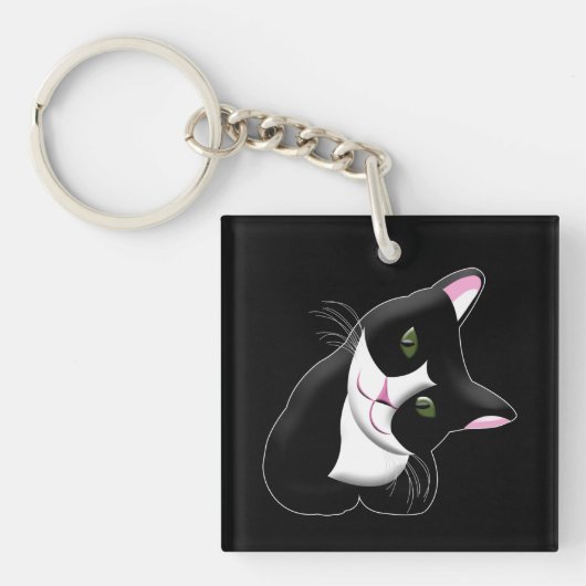 猫 キーホルダー (正面)