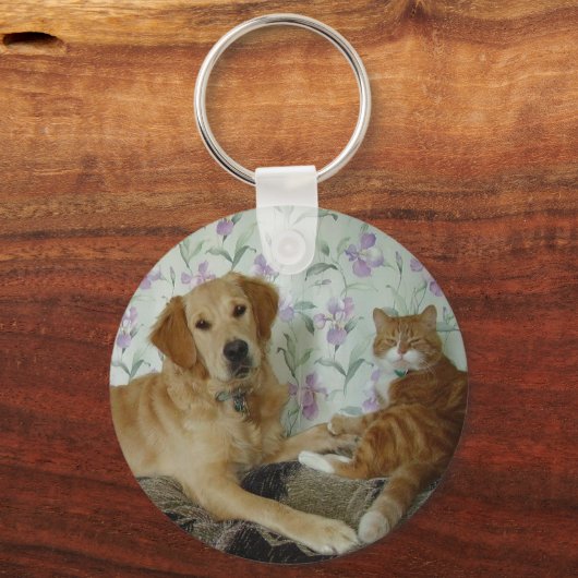 猫 キーホルダー (正面)