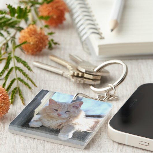 猫 キーホルダー (正面右)