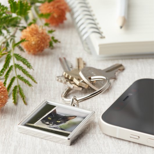 猫 キーホルダー (側面)