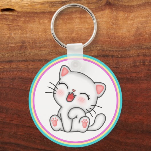 猫 キーホルダー (正面)