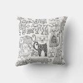 猫 クッション (裏面)