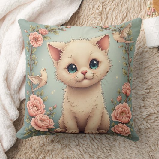 猫 クッション (ブランケット)