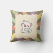 猫 クッション (裏面)