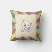 猫 クッション (正面)