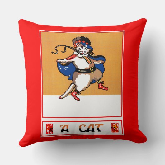 猫 クッション (裏面)