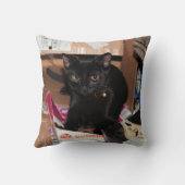 猫 クッション (裏面)