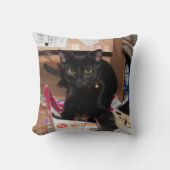 猫 クッション (正面)