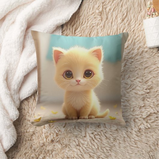 猫 クッション (ブランケット)