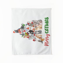 猫+クリスマス+ツリー+猫好き+クリスマス+ホリデー