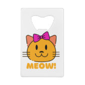 猫 クレジットカード栓抜き (裏面)