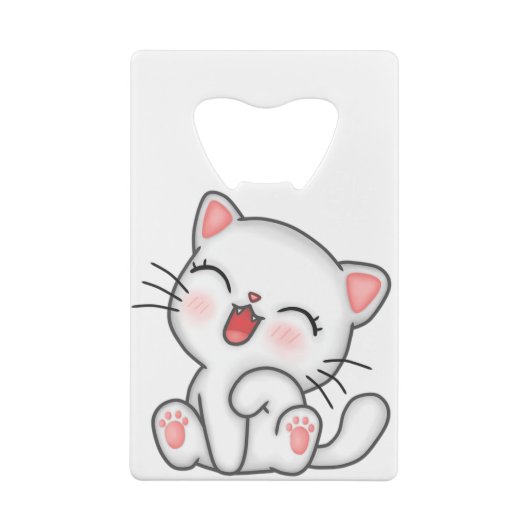猫 クレジットカード栓抜き (裏面)