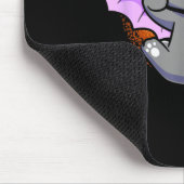 猫+コウモリ+黒猫+キットン+かわいい マウスパッド (コーナー)