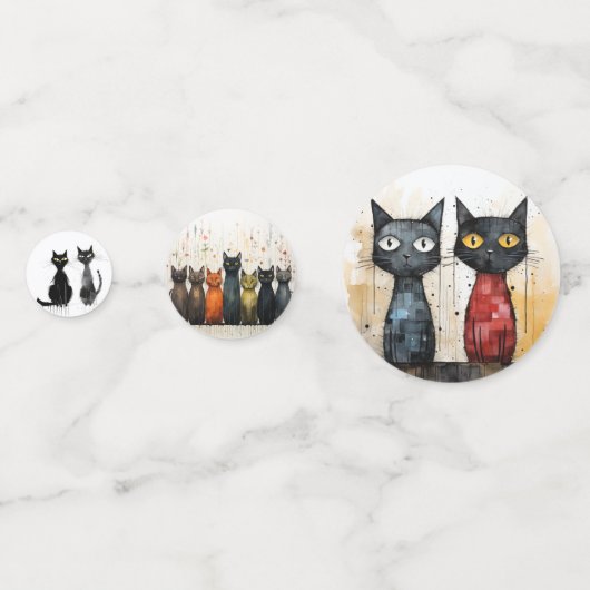 猫 コンフェッティ (裏面)