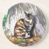 猫 コースター (正面)