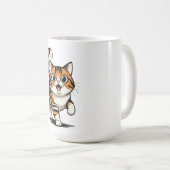 猫 コーヒーマグカップ (正面右)