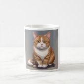 猫 コーヒーマグカップ (中央)
