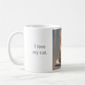 猫 コーヒーマグカップ (左)