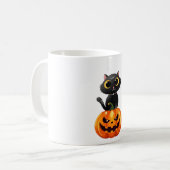 猫 コーヒーマグカップ (正面左)