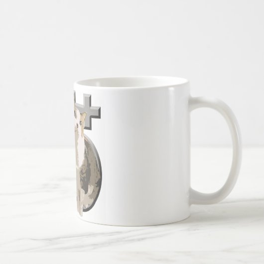 猫 コーヒーマグカップ (右)