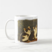 猫 コーヒーマグカップ (左)