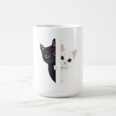 猫 コーヒーマグカップ (中央)