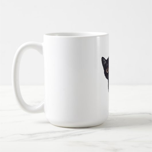 猫 コーヒーマグカップ (左)