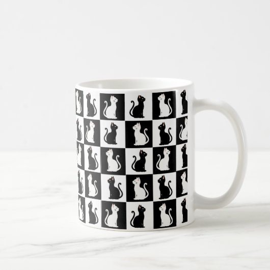 猫 コーヒーマグカップ (右)