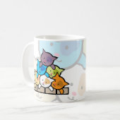 猫 コーヒーマグカップ (正面左)