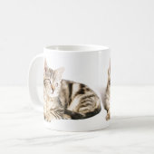 猫 コーヒーマグカップ (正面左)