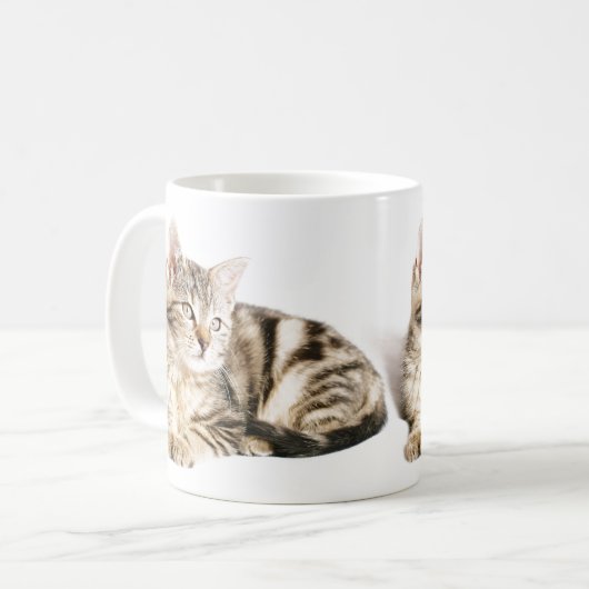 猫 コーヒーマグカップ (正面左)