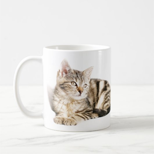 猫 コーヒーマグカップ (左)