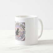 猫 コーヒー リピート 猫 お茶の葉 コーヒー占い R コーヒーマグカップ (正面右)