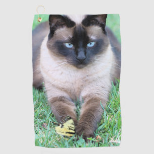猫 ゴルフタオル