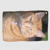 猫 ゴルフタオル (横)