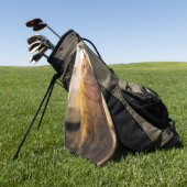 猫 ゴルフタオル (グリーン)