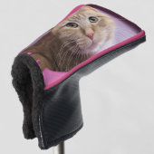 猫 ゴルフヘッドカバー (3/4 正面)