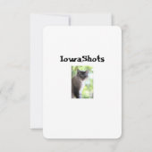 猫 サンキューカード (裏面)