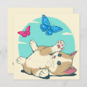 猫 シーズンカード (正面/裏面)