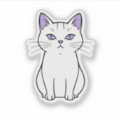 猫 シール (正面)